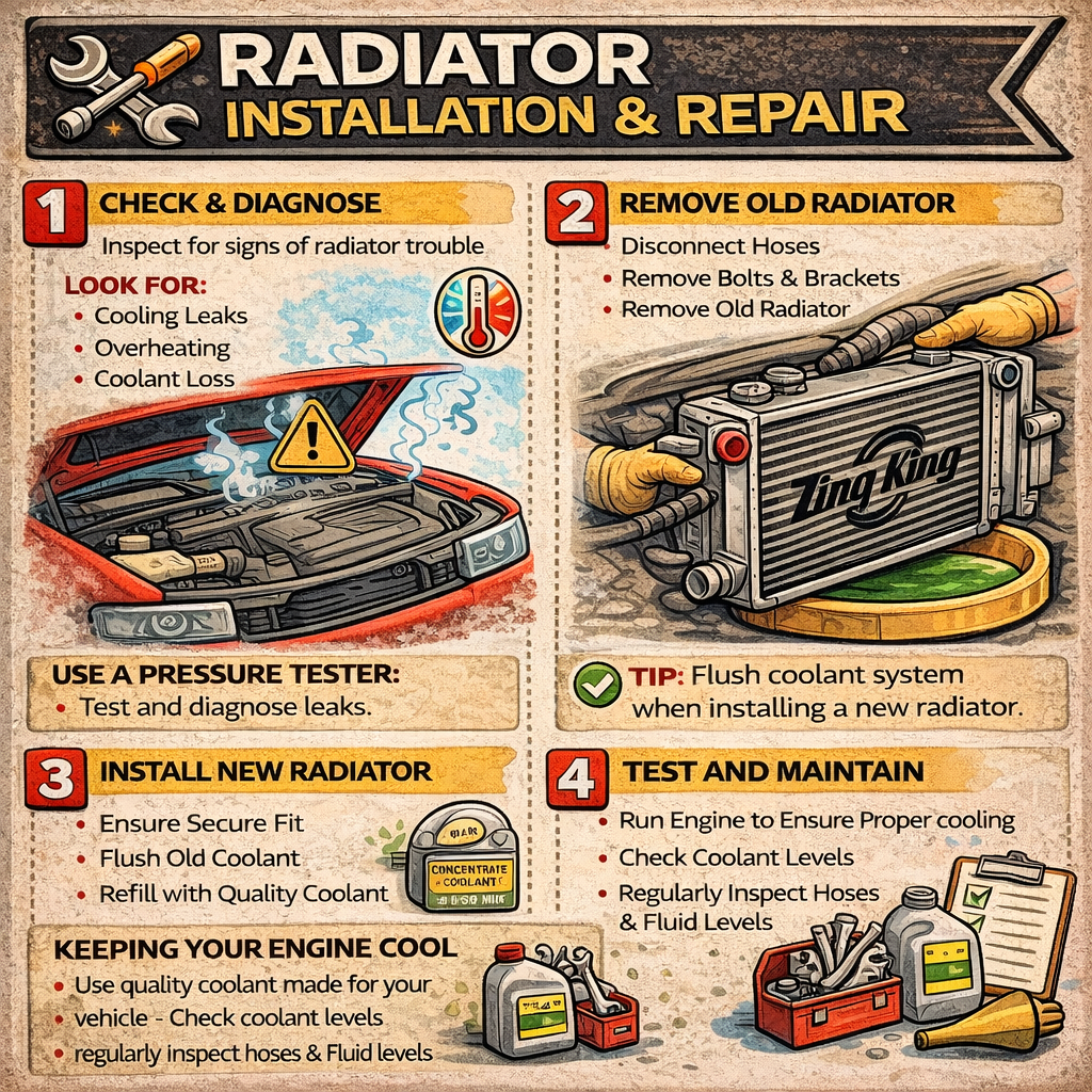 ZING KING Radiator: Professional Installation Guide & System Maintenance