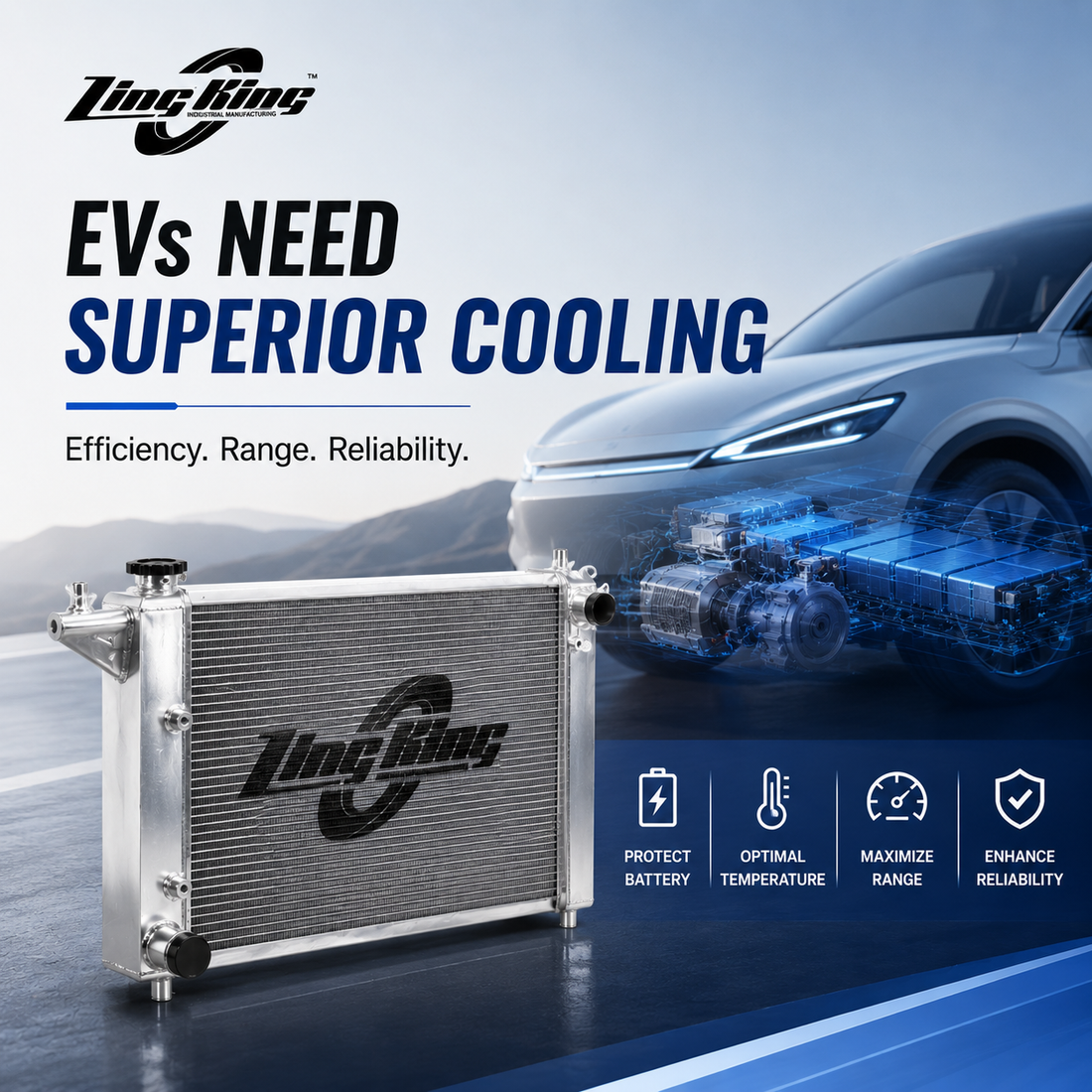 Why Electric Vehicles Need a High-Performance Cooling System (And Why Your Car Matters)
