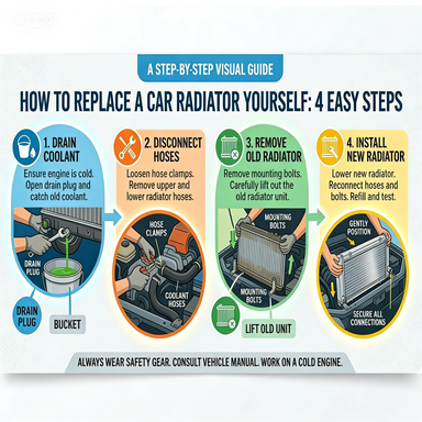 DIY Radiator Replacement: Save Money with This 4-Step Guide (Chevy, Ford & Jeep)