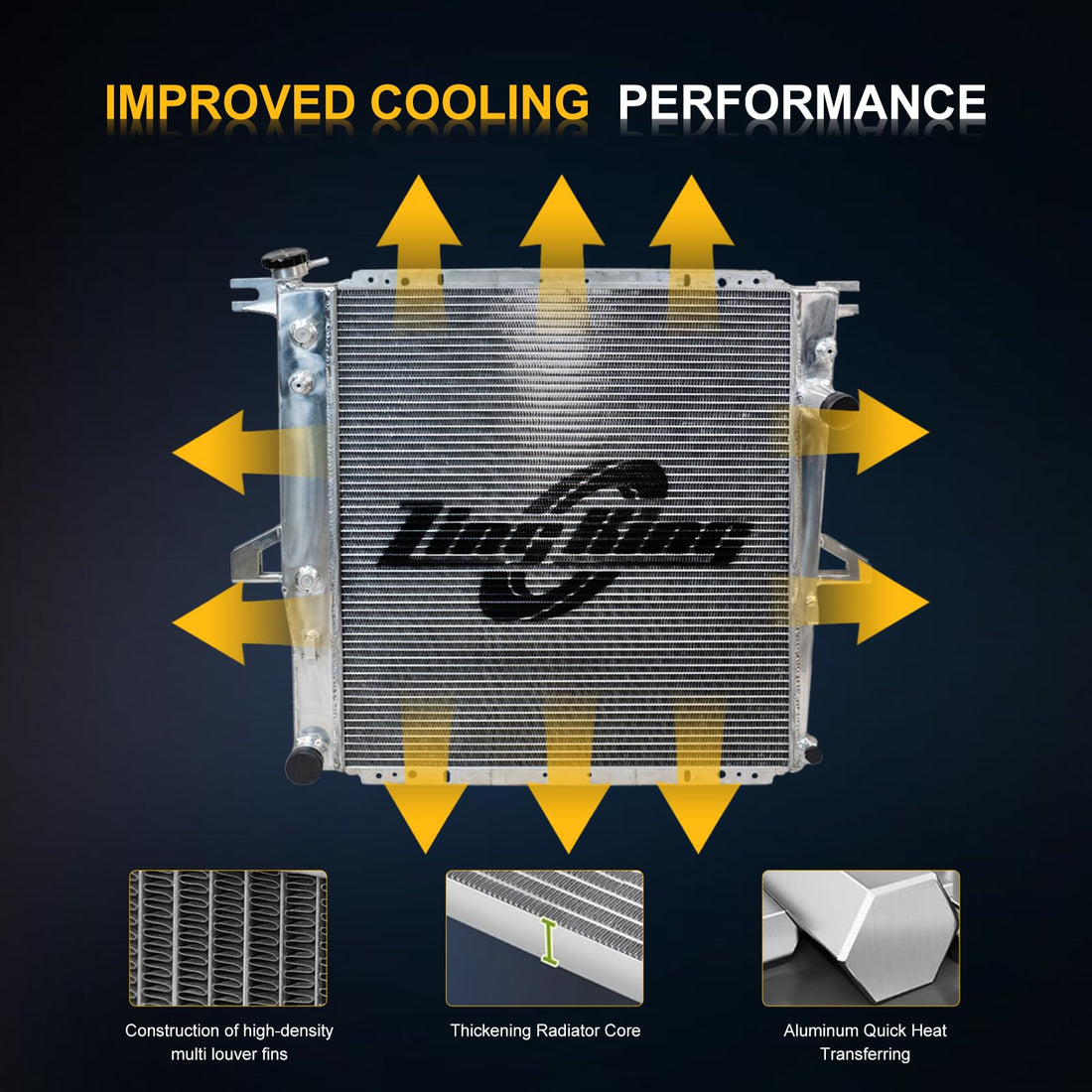 Dpi 2102 Radiator DPI2310 DPI2173 All Aluminum Radiator For 1998-2011 Ford Explorer Rang ...
